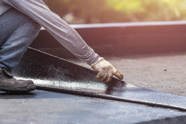 Professional Waterproofing technician working in Flushing, MI